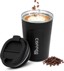 Insulated Thermo Mug Stainless Steel Leakproof Travel Mug Coffee Cup - About Camping