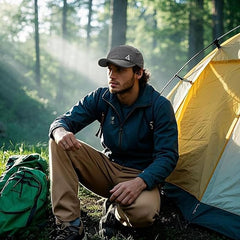 5-Panel Outdoor Cap Waterproof for Hiking Running