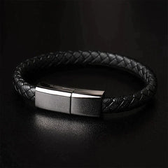 Leather-Bracelet-USB-Cable-Portable-Fast-Charging-For-All-Mobile-Phone not-specified