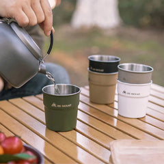 Camping Cup High-Quality Stainless Steel Lightweight Mug Tea Beer Coffee About Camping