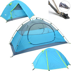 Camping Tent 1 Person Easy Setup Breathable Lightweight Waterproof Desert&Fox