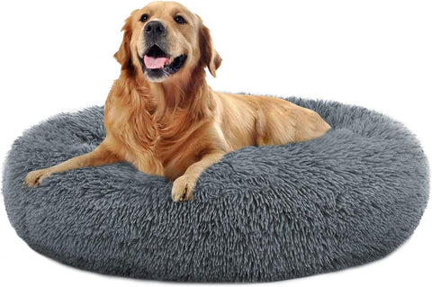 Dog Bed Calming Cat Bed Super Soft Fluffy Washable Anti-Anxiety 40-90cm not specified