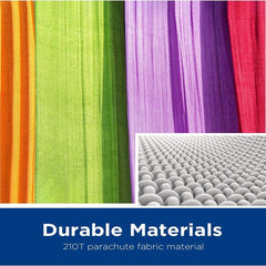 Camping Hammock Single & Double Portable and Lightweight High-strength parachute fabric - About Camping