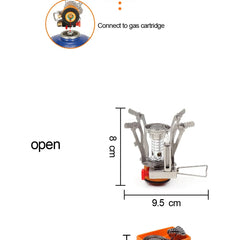 Portable Gas Stove Folding 3000W Mini Camping Stove Cooker - About Camping