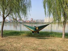 Camping Hammock Single & Double Portable and Lightweight High-strength parachute fabric - About Camping