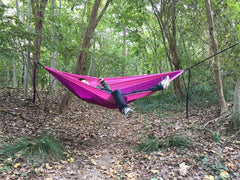 Camping Hammock Single & Double Portable and Lightweight High-strength parachute fabric - About Camping
