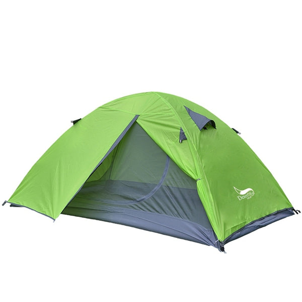 Easy Setup Camping Tent for 2 Person Aluminum Pole Lightweight Breathable