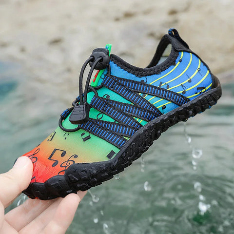 Water Reef Shoes for Kids, Boys & Girls Quick Drying Non-Slip Barefoot About Camping
