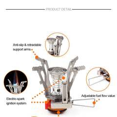 Portable Gas Stove Folding 3000W Mini Camping Stove Cooker - About Camping