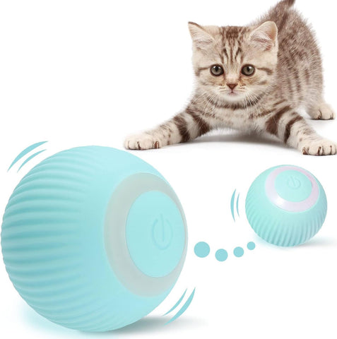 Interactive Cat Ball Toy Pet Silicone Premium Rechargeable with Light not specified