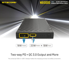 Nitecore NB10000 Gen2/ NB20000 Gen2 Ultra-Light Power Bank