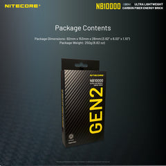 Nitecore NB10000 Gen2/ NB20000 Gen2 Ultra-Light Power Bank