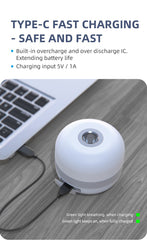 Portable Camping Light USB-C 230 Hours 5200 mAh Power bank - About Camping