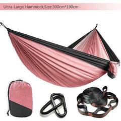 Camping Hammock Single & Double Portable and Lightweight High-strength parachute fabric - About Camping