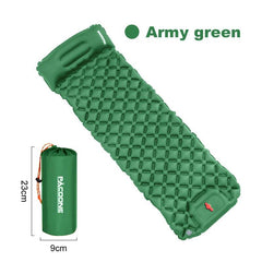 Ultralight 550g Inflatable Camping Mattress with Pillow for Travelling and Hiking - About Camping