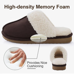 UGG Fuzzy Slippers Women's Men's Premium Sheepskin Scuffs About Camping