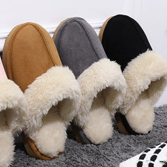 UGG Fuzzy Slippers Women's Men's Premium Sheepskin Scuffs About Camping
