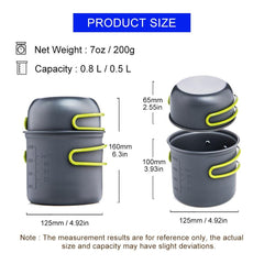 Widesea Ultralight Camping Cooking Utensils High-Quality Aluminium - About Camping