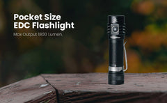 Sofirn SC18 LED Torch Rechargeable 1800lm Pocket EDC Flashlight Super Bright SST40 - About Camping