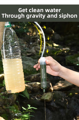 Mini Water Filtration System Water Purification Filter - Straw, Bag About Camping