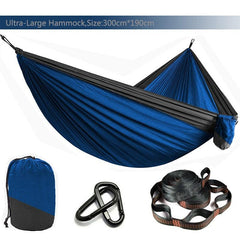 Camping Hammock Single & Double Portable and Lightweight High-strength parachute fabric - About Camping