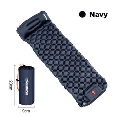 Ultralight 550g Inflatable Camping Mattress with Pillow for Travelling and Hiking - About Camping