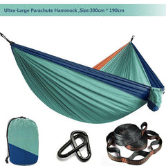 Camping Hammock Single & Double Portable and Lightweight High-strength parachute fabric - About Camping