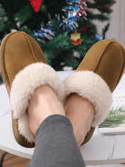 UGG Fuzzy Slippers Women's Men's Premium Sheepskin Scuffs About Camping