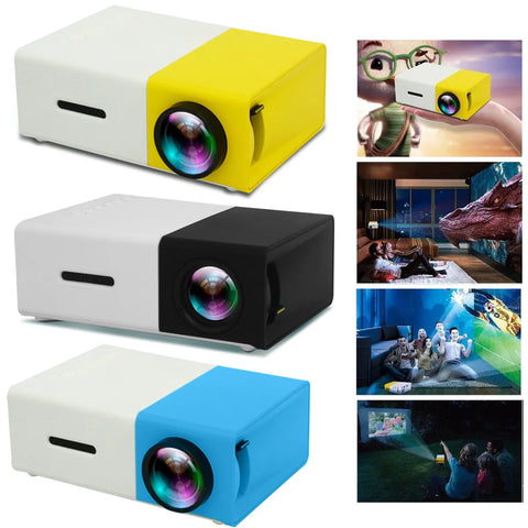 Mini LED Projector YG300 Home Cinema 1000 Lumens HDMI USB Portable - About Camping