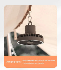 Best Portable Camping Fan 5 in-1 USB Rechargeable LED Night Light - About Camping
