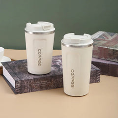 Insulated Thermo Mug Stainless Steel Leakproof Travel Mug Coffee Cup - About Camping
