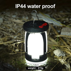 Camping Solar Lamp Rechargeable LED Light With Emergency Power Bank - About Camping