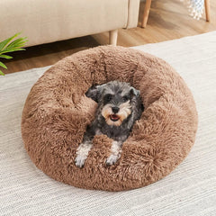 Dog Bed Calming Cat Bed Super Soft Fluffy Washable Anti-Anxiety 40-90cm About Camping