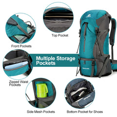 Hiking Backpack 20L / 50L Waterproof & Ultralight for Women & Men not specified