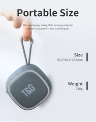 T&G Ultra-Compact Bluetooth Speaker High-Quality 3D Stereo Waterproof About Camping
