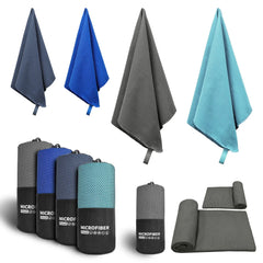 Microfiber Travel Towel Soft Fast Dry Absorbency Sand Free Camping Gym - About Camping
