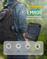 EMR05 - Portable Mosquito Repellent Powered by USB-C Mozzie Repeller - About Camping