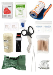 Survival First Aid Kit Supplies Emergency Medical Military Trauma Bag About Camping