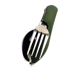 4-in-1 Camping Multitool Foldable Spoon Fork Knife Bottle Opener - About Camping