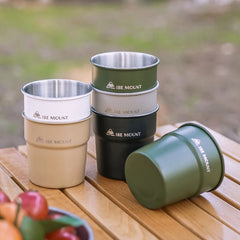 Camping Cup High-Quality Stainless Steel Lightweight Mug Tea Beer Coffee About Camping