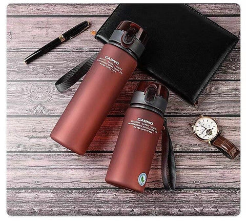 Sports Water Bottle Leak Proof High Quality Hiking Camping Gym Portable 400ml 560ml BPA Free - About Camping
