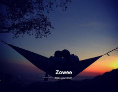 Camping Hammock Single & Double Portable and Lightweight High-strength parachute fabric - About Camping