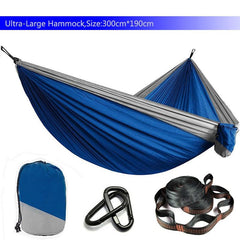 Camping Hammock Single & Double Portable and Lightweight High-strength parachute fabric - About Camping