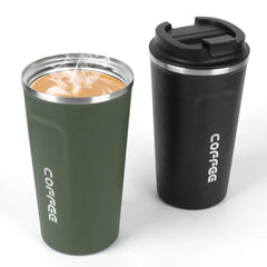 Insulated Thermo Mug Stainless Steel Leakproof Travel Mug Coffee Cup - About Camping