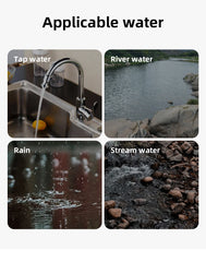Mini Water Filtration System Water Purification Filter - Straw, Bag About Camping