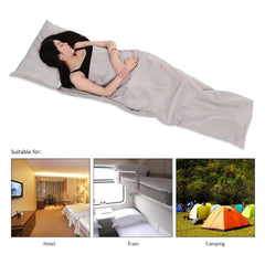 Sleeping Bag Liner 70*210cm Lightweight Polyester Pongee Pillowcase About Camping