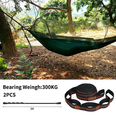 2Pcs Hammock Straps Special Reinforced Polyester Straps 5 Ring High Load-Bearing Barbed Outdoor Camping Hammock Straps 200*2.5cm - About Camping