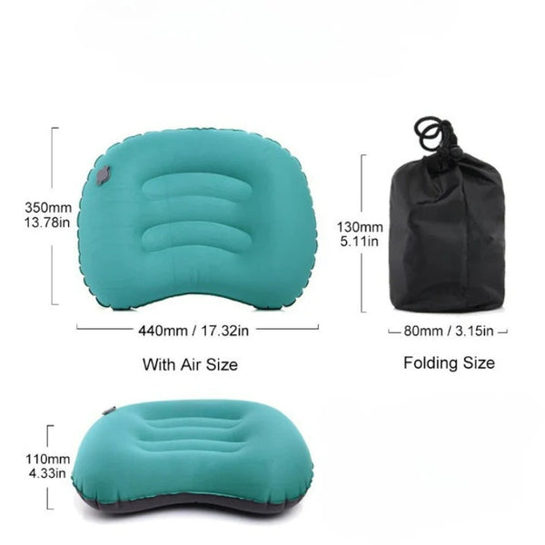 TREKOLOGY Camping Pillow With Removable Cover
