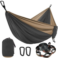 Camping Hammock Single & Double Portable and Lightweight High-strength parachute fabric - About Camping