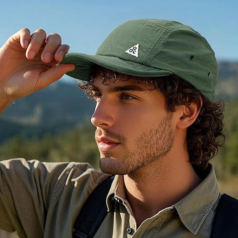 5-Panel Outdoor Cap Waterproof for Hiking Running